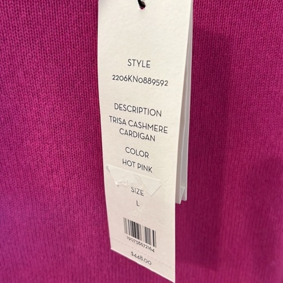 Veronica Beard Trisa Cashmere Cardigan - Picture 8 of 9